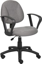 Perfect Posture Delux Fabric Task Chair With Loop Arms From Boss Office Products - £80.21 GBP