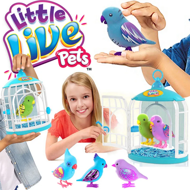Little Live Pets Tweet Talking Bird Interactive Toys Birdcage for Electronic Pet - £33.17 GBP+