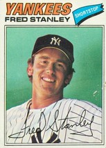 1977 Topps Yankees Burger King  Fred Stanley 16 VG - £0.78 GBP