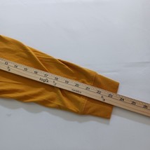 George Crewneck Men's Long Sleeve Yellow Cotton T-Shirt Size L (42-44) image 15