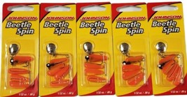 Berkley Beetle Spin 1/32, Black/Chartreuse/Orange, BSVP1/32-BCO Lot of 5 New - £22.08 GBP
