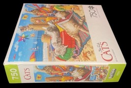 Cats 750 pc Jigsaw Puzzle Buffalo Games Beachcombers Steve Reed 97070 24x18" image 6
