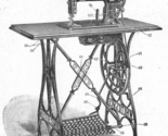 White treadle sewing machine manual Instruction Enlarged Hard Copy - £10.35 GBP