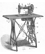 White treadle sewing machine manual Instruction Enlarged Hard Copy - $12.99