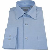 Men's Dress Shirt Christopher Lena 100% Cotton Wrinkle Free C507Wd0f blue image 2