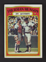 1972 Topps Thurman Munson In Action Yankees #442 EX - £6.34 GBP