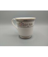 Manchester Porcelain With 22K Band White Floral Tea Cup 4145 Made In Chi... - £6.75 GBP