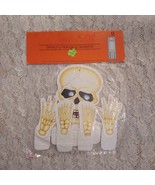 UNOPENED Vintage Halloween Skeleton Decoration Made Of Tissue Paper by A... - £18.38 GBP