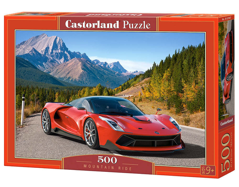 500 Piece Jigsaw Puzzle, Mountain Ride, Fast &amp; Furious, Fast Cars, Lands... - $33.74