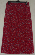 New Womens Cj Banks Red W/ Nautical Print Skirt Size 14W - £22.38 GBP
