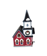 Lemax 1997 Village Collection Lighted Porcelain Church Plymouth Corners - $25.74