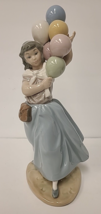 LLADRO 5141 GLOSS Balloon Seller No Box 10&quot; Hand Painted Porcelain Figurine - $72.70