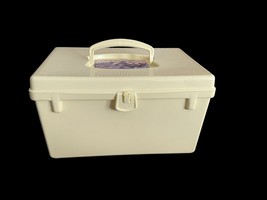 VTG SOLO PLASTIC CHEST CASE HAIR CARE HAIRDRESSER BOX MAKEUP COSMETICS S... - $390.96 MXN