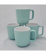 ♻️ Corelle Dahlia Stoneware Mugs 13oz Aqua - €50,76 EUR