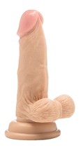 Real Rock Skin - Realistic Cock 6&quot; With Scrotum with Free Shipping - £81.79 GBP