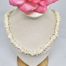 Hawaii Men Women Surfer Jewelry Chunky Cream Nugget Puka Shell Necklace 17&quot; Surf - £9.58 GBP