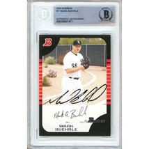 Mark Buehrle White Sox Auto 2005 Bowman Baseball Card #77 Signed BAS Aut... - £117.15 GBP