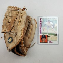 Vintage Wilson A2234 Signature Model 11” Ron Guidry Baseball Glove W/ 1984 Topps - £17.80 GBP