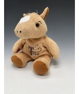 Souvies Texas Longhorns Horse 2014 Pony Beanie Plush Stuffed Animal Toy 6&quot; - $15.00