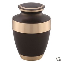 Golden Band Brass Cremation Urn- Funeral urn - £19.65 GBP+