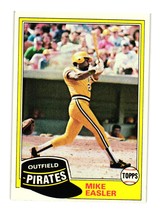 1981 Topps #92 Mike Easler Pittsburgh Pirates - £1.50 GBP