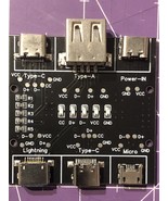 USB Cable Tester board, power supply, cable, instructions (pre-tested, U... - $16.28 CAD