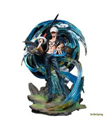One Piece Anime Samurai Trafalgar D Water Law 41cm Light Figure PVC Mode... - $1,583.79 MXN
