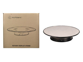 Rotary Display Turntable Stand Medium 10 Inches w Silver Top for 1/64, 1... - £39.03 GBP