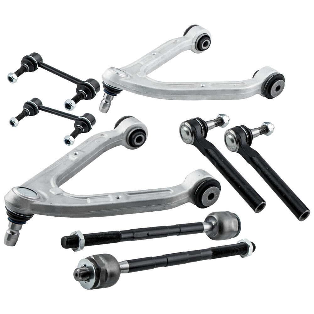 8x Front Upper Control Arms Tie Rod Sway Bars LH RH for 2006-2010 Hummer H3 H3T