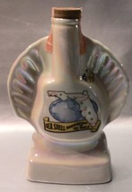 Jim Beam Florida Seashell Whiskey Decanter Vintage 1968 ~ Iridescent Finish - £7.65 GBP