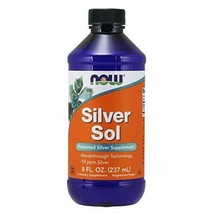NOW Supplements, Silver Sol 10 PPM with Elemental Silver and Deionized W... - £20.19 GBP