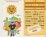 Lufthansa German Airline Budjet Tours &amp; South American Adventures Brochu... - $17.87