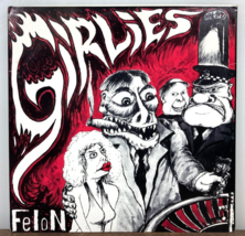 GIRLIES - FELON 7&quot; Inch 1988 Australia Punk Rock RED VINYL The Vampire L... - £19.35 GBP