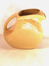 Contemporary Fiesta Yellow Small Disc Pitcher 5 3/4&quot; H - £11.98 GBP