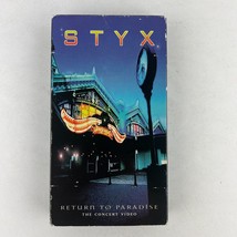 Styx Return to Paradise VHS Video Tape - £7.77 GBP