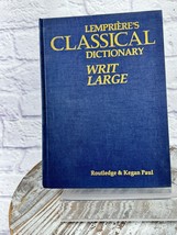 Lempriere&#39;s Classical Dictionary of Proper Names Writ Large 1984 3rd Ed HC No-DJ - £19.39 GBP