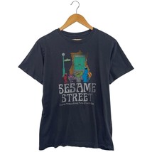 Sesame Street Shirt Mens 2X Gray Graphic Cookie Monster Oscar Ernie Retr... - $14.84