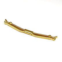 Vintage 1930s Gold Tone Collar Bar – Art Deco Ball-Grip Clasp Tie Clip - $367.20 MXN