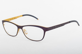 Orgreen ELLE 276 Matte Brown / Matte Yellow Titanium Eyeglasses 54mm - $195.02