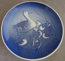 Mother&#39;s Day 1973 Bing &amp; Grondahl Royal Copenhagen Porcelain 6&quot; Plate Ducks - £2.97 GBP