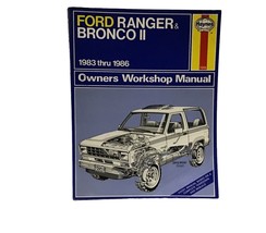 Haynes Repair Manual 1026 Ford Ranger Bronco II 1983 - 1986 - $10.80