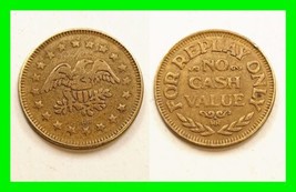 Vintage Hoffman &amp; Hoffman Token Coin - For Replay Only - No Cash Value  - £23.70 GBP