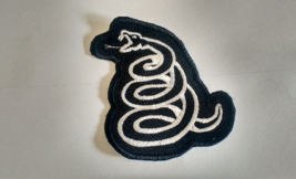 METALLICA Patch Snakepit Embroidered Iron/Sew-on Don&#39;t Tread on Me Thras... - £5.06 GBP