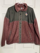 Buc-ee&#39;s Fall 2023 Ladies Berber Red/Gray Colorblocked Jacket Sizes Medium - $34.99