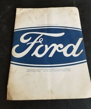 Ford Advertising Booklet Brochure Exciting Company of New Ideas - $15.87