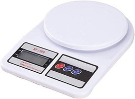 Electronic Digital Kitchen Scale Multi- Function- Tare Option-, White/Pl... - £31.07 GBP