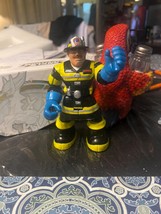 Mattel 2002 Rescue Heroes FDNY Billy Blazes Fireman  7” Toy Action Figure - £12.43 GBP