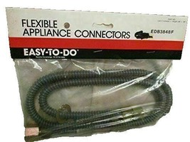 Easy To Do Dryer Flexible Appliance Connectors 4ft 1/2&quot; line - £31.26 GBP