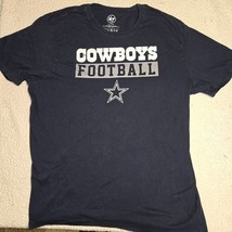 Dallas Cowboys Team Apparel Navy Blue Cotton T-Shirt Shirt Men&#39;s Size XXL - $9.89