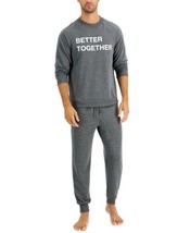 allbrand365 designer Mens Matching Better Together Pajama Set, Small - £29.57 GBP